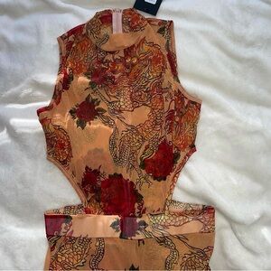 Fashion Nova Mesh Jumpsuit (M)